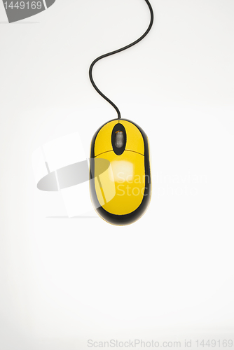 Image of Yellow Computer Mouse