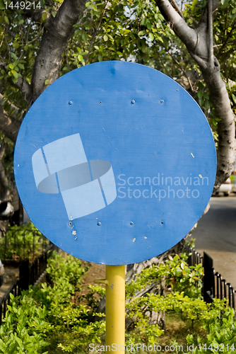 Image of Blue Signage