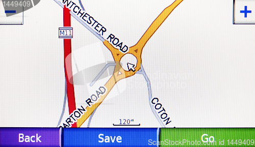 Image of GPS screen