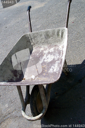 Image of old wheelbarrow