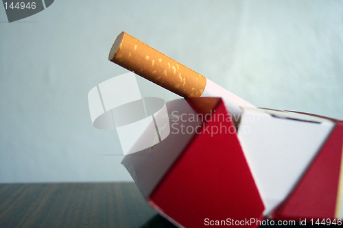 Image of cigarette in box