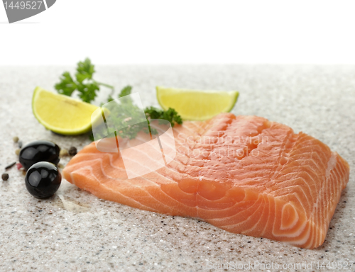 Image of Raw Salmon Fillet