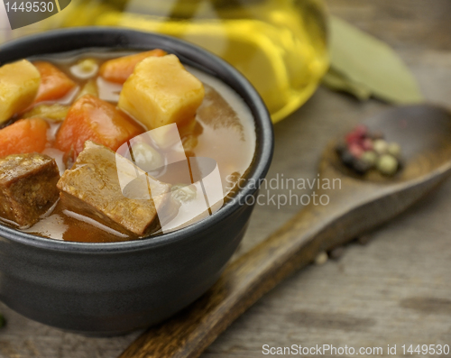 Image of Beef Soup With Vegetables