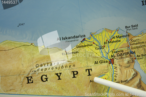 Image of Egypt map