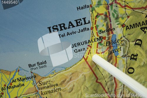 Image of Israel map