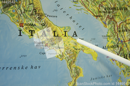 Image of Italy map