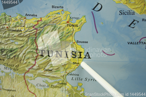 Image of Tunis map