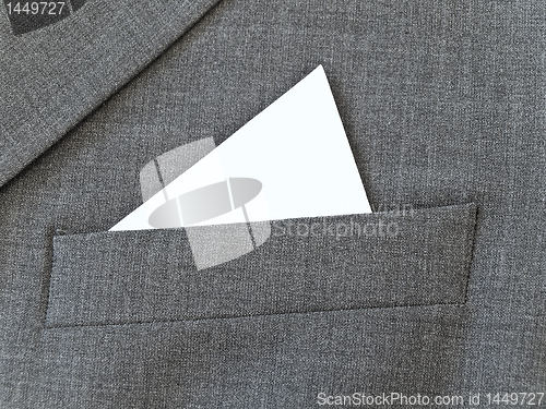 Image of suit pocket