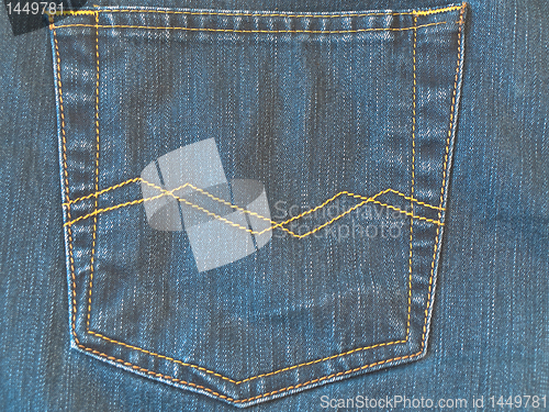 Image of jeans pocket