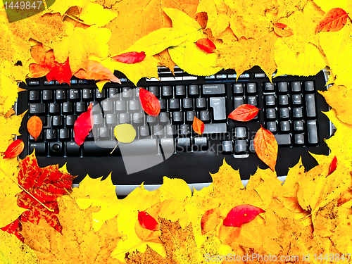 Image of autumn keyboard