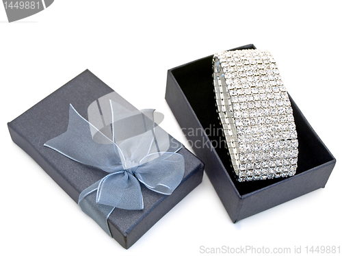 Image of gift box with jewelry