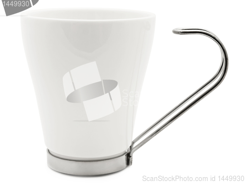 Image of white modern cup