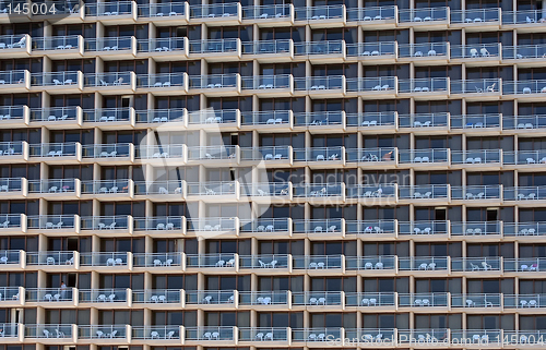 Image of hotel balconies