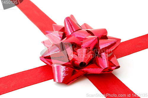 Image of Christmas Gift with ribbon