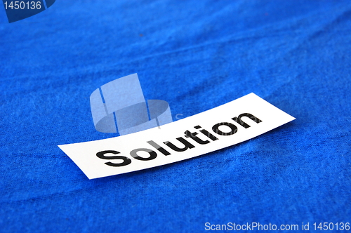 Image of solution