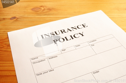 Image of insurance policy