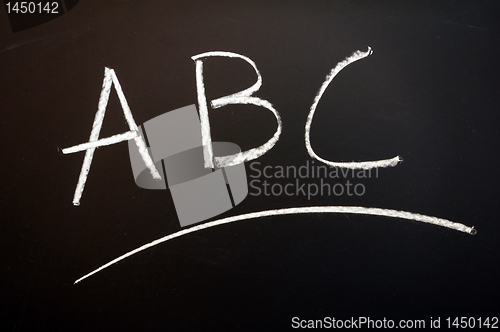 Image of blackboard and education