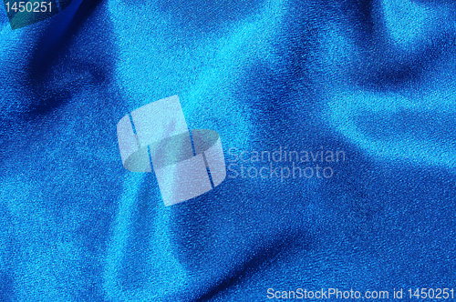 Image of blue satin background