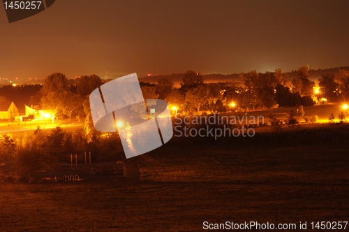 Image of park at night