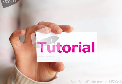 Image of tutorial