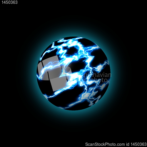 Image of lightning globe