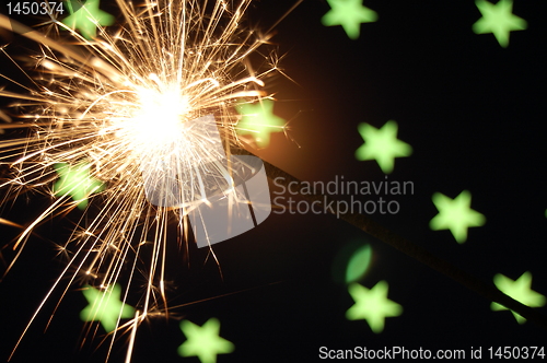 Image of holiday sparkler