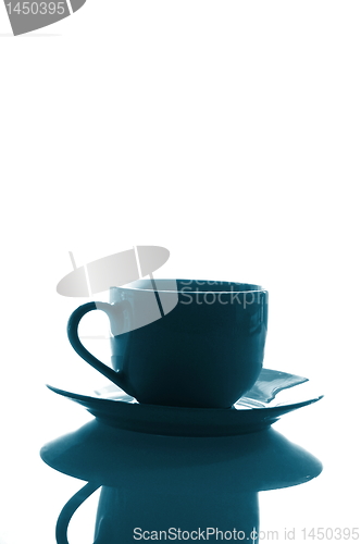 Image of cup of coffee with copyspace