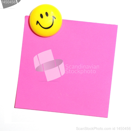 Image of smiley and copyspace
