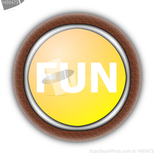 Image of party and fun button