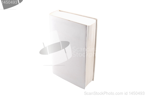 Image of blank book isolated on white background