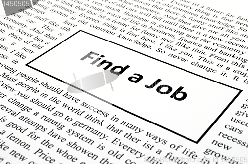 Image of find a job