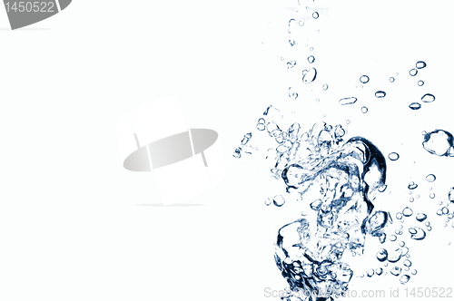 Image of active water background