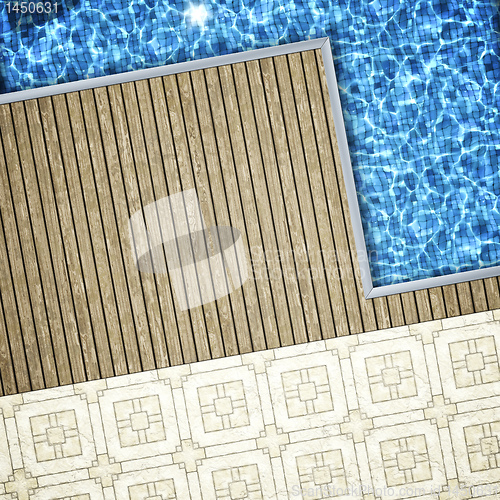 Image of pool side