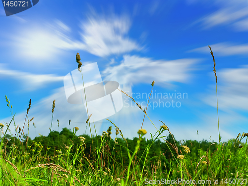 Image of escaping clouds 