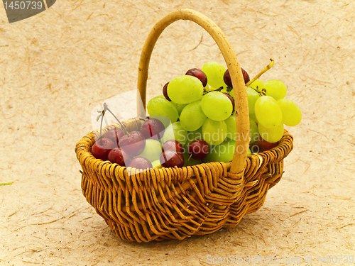 Image of grape and cherry