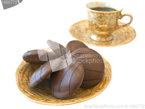 Image of coffee and biscuit