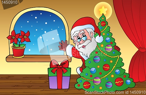 Image of Santa Claus indoor scene 2
