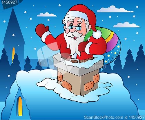 Image of Winter scene with Christmas theme 4