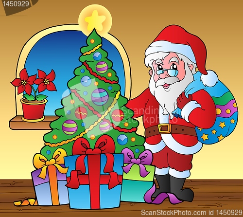 Image of Santa Claus indoor scene 5