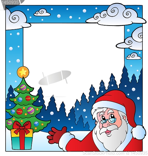 Image of Christmas theme frame 1