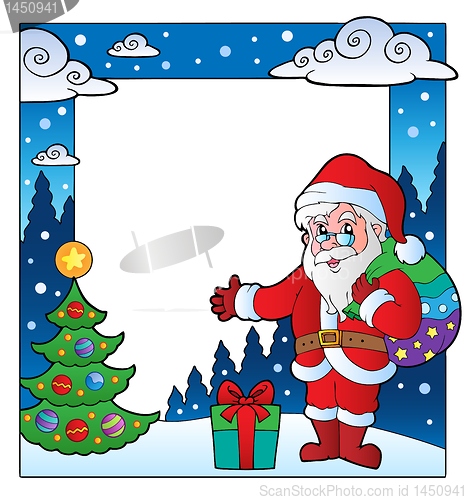 Image of Christmas theme frame 2