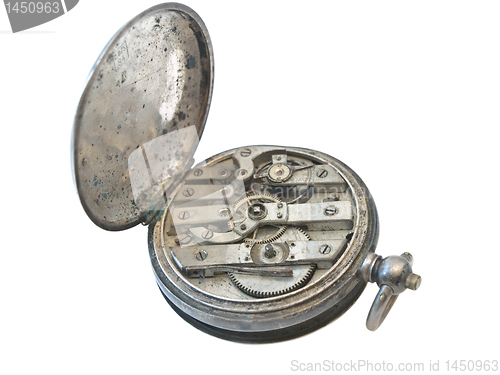 Image of silver clock 