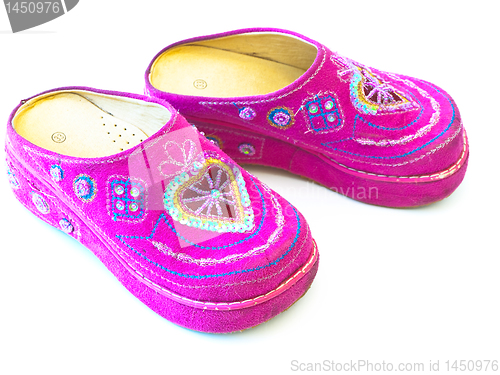 Image of pink slippers