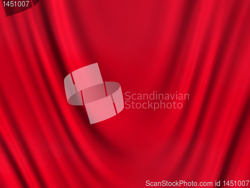 Image of red textile background