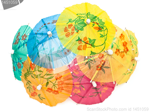 Image of paper umbrellas