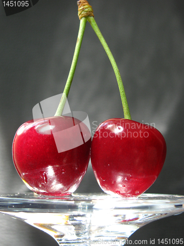 Image of  two cherries