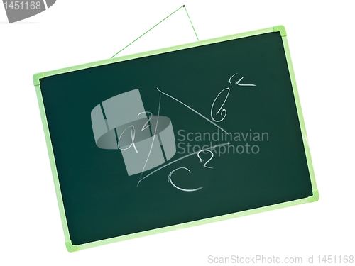 Image of school blackboard 