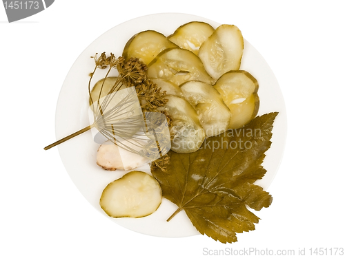 Image of soft-salted cucumbers