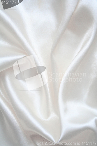 Image of Smooth elegant white silk