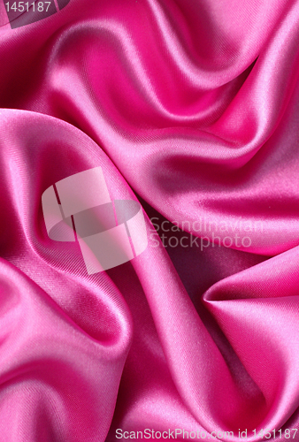 Image of Smooth elegant pink silk 